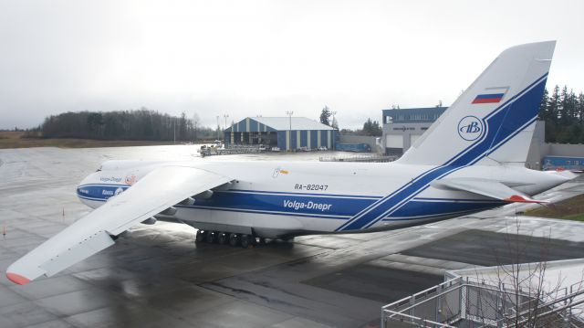 — — - AN-124 sitting silently at Paine Field.