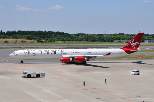 Airbus A340-600 (G-VEIL) - 2014/6/14