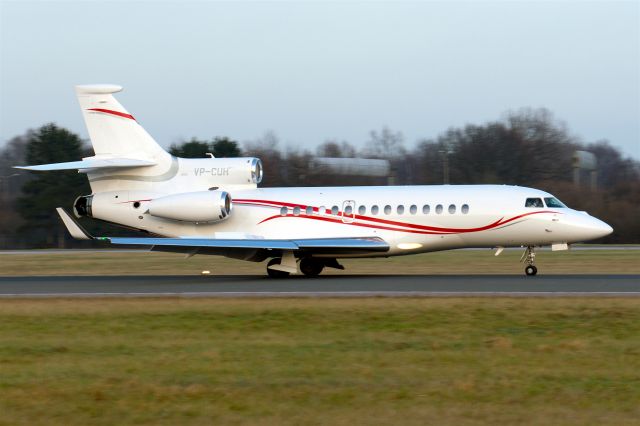 Dassault Falcon 7X (VP-CUH) - Volkswagen Dassault Falcon 7X at Hamburg