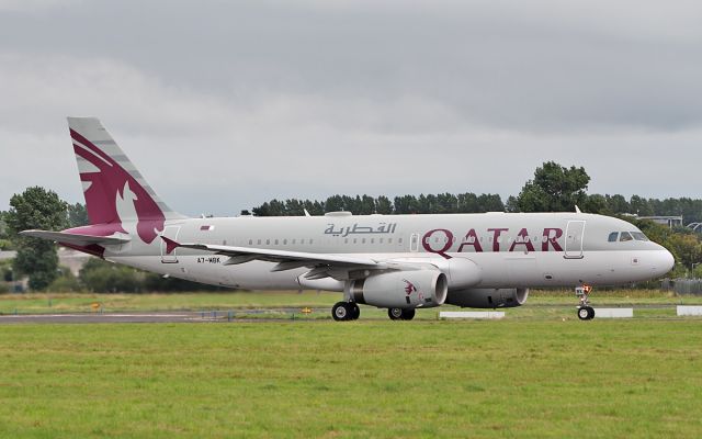 Airbus A320 (A7-MBK) - qatar amiri flight a320-232cj a7-mbk dep shannon 20/8/18.