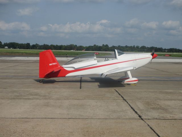 Vans RV-8 (N678LL) - Joplin Flyers,out & about at Joplin Regional Airport today. Great folks at the Alpha Air Center.