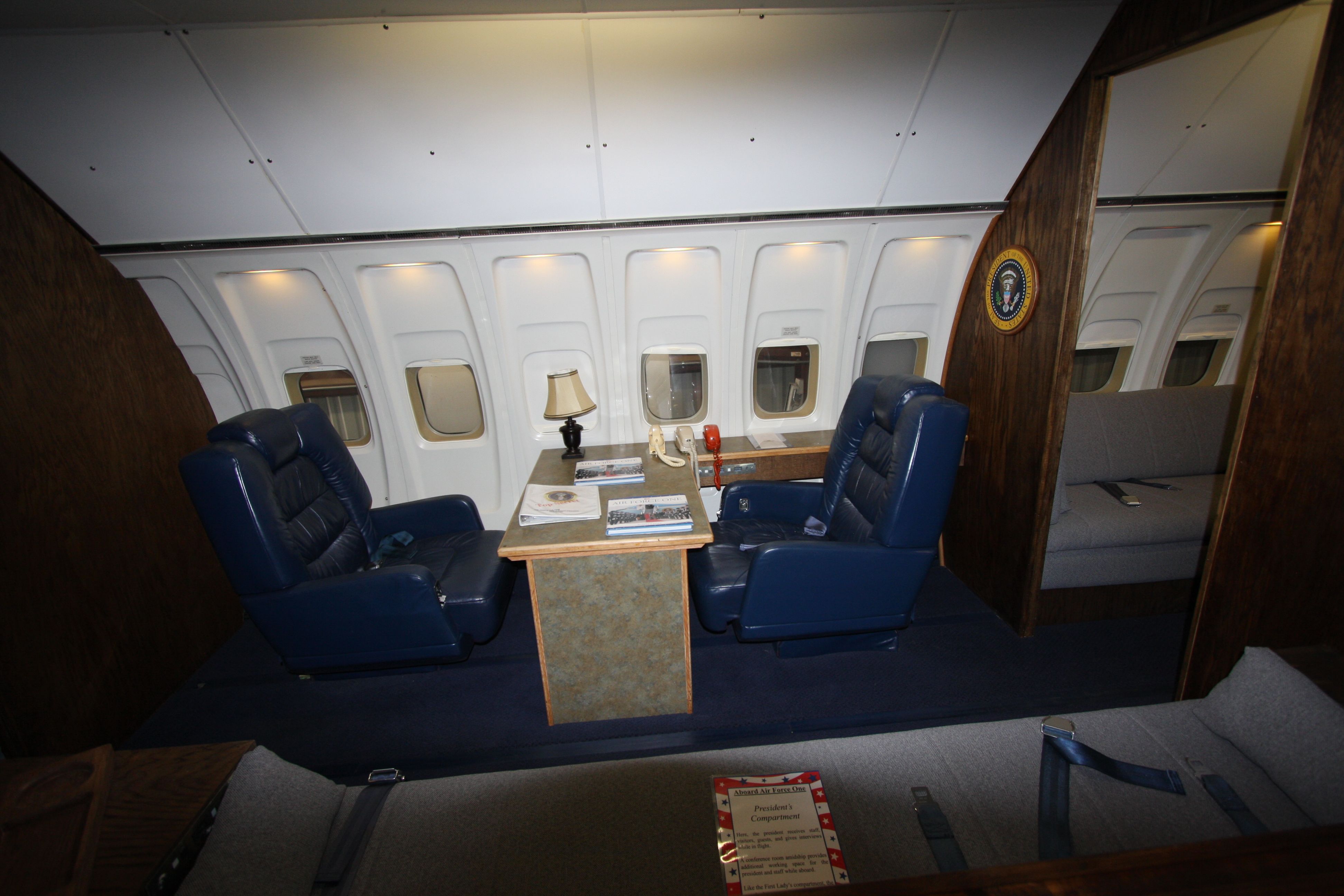N27000 — - Cabin for the President.  Chairs, desk and bed
