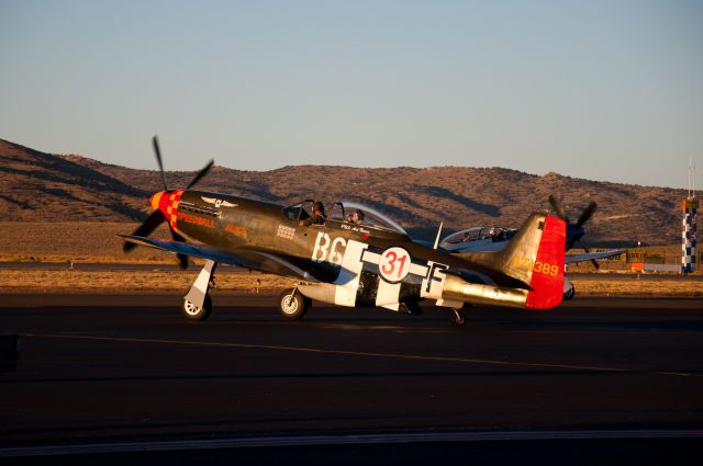 North American P-51 Mustang — - North American P-51 "Speedball Alice" taxiing for takeoff