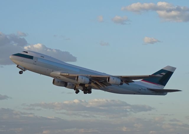 Boeing 747-400 (LX-FCL) - First entry in database caught 10-20-2015 at LAX