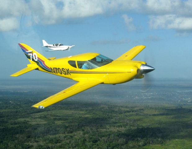 Swearingen SX-300 (N70SX) - Swearingen SX300  Designed by Ed Swearingen and marketed as a kit. and licenced in the Amatuer buit categoty. The airplane  has an empty weight of 1750 with a gross weight of 2400 lbs and cruises at 240 knots with a 300HP Lyc. I/O 540
