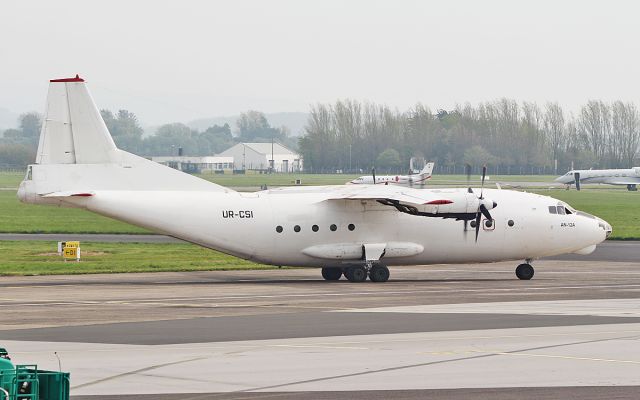 Antonov An-12 (UR-CSI) - cavok air an-12a ur-csi arriving in shannon 19/4/19.