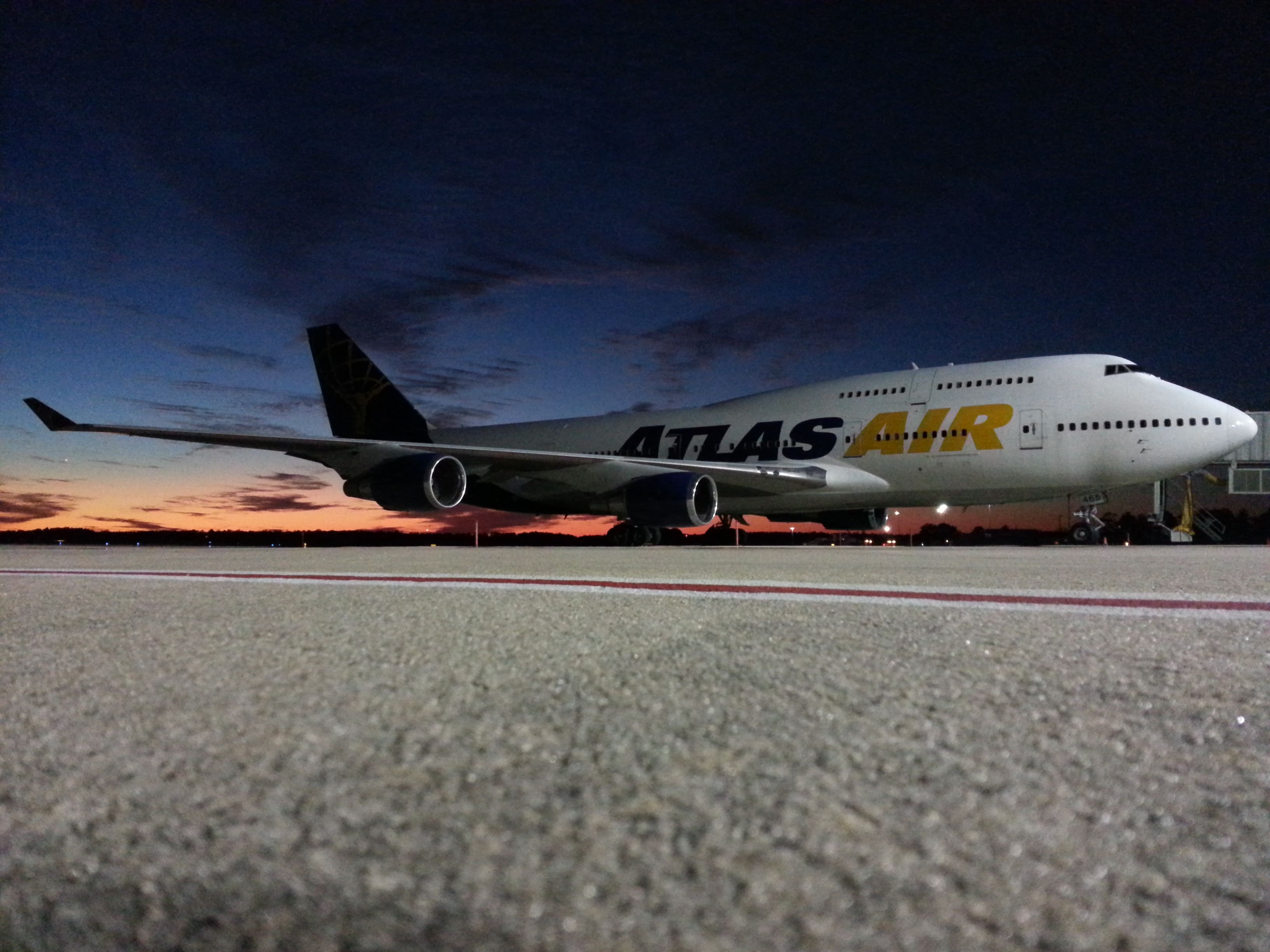 Boeing 747-400 (N465MC) - Atlas Air B744 in Tally for the National Championship