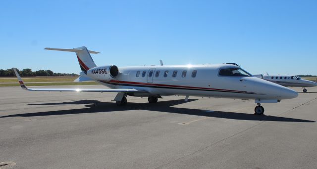 Learjet 45 (N445SE) - A Learjet 45 on the ramp at Pryor Field Regional Airport, Decatur AL - September 28, 2016.