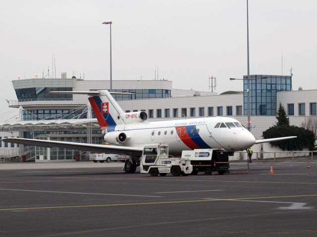 YAKOVLEV Yak-40 (OM-BYE) - State aircraft. 14 NOV 2014.