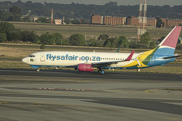 Boeing 737-700 (ZS-SJR) - Tagen from the terminal 2