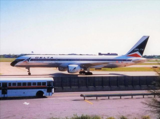 Boeing 757-200 — - I took this around 1987 from the parking deck on the west side of the airport facing toward the south.  