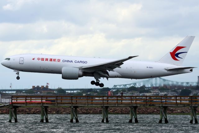 BOEING 777-200LR (B-222J) - JFK weather diversion to BOS on 5/27/24. 