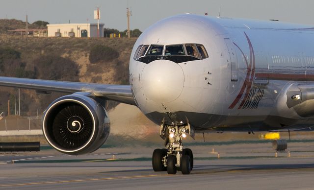 BOEING 767-300 (N362CM) - Morning taxi to freight area.