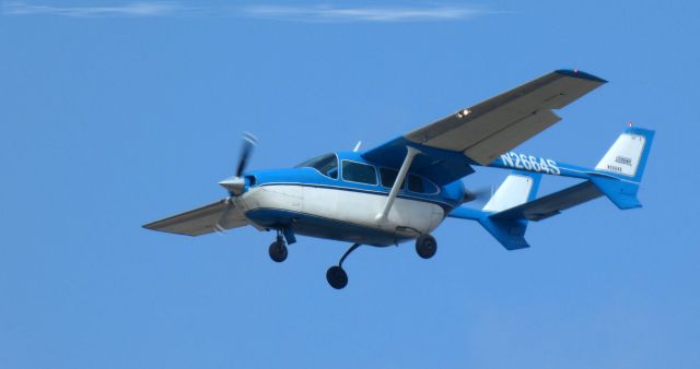 Cessna Super Skymaster (N2664S) - On short final is this 1968 Cessna 337C Twin-Engine Super Skymaster utility aircraft in the Winter of 2023.