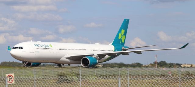 Airbus A330-300 (G-EILA) - 10/15/22 starting to taxi in on Juliet from Rwy 35R