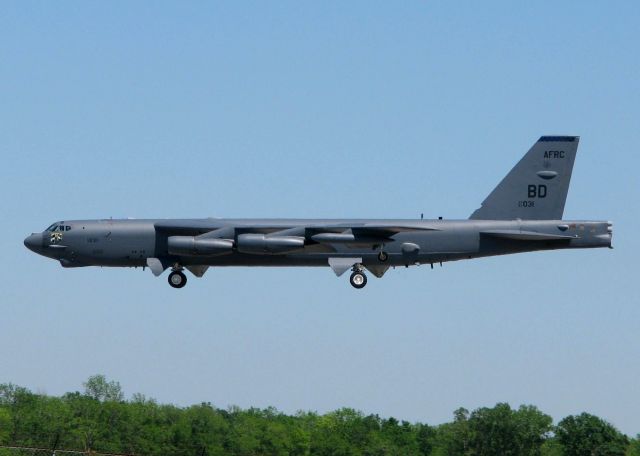 Boeing B-52 Stratofortress (61-0031) - “Judgement Day” landing at Barksdale Air Force Base. 