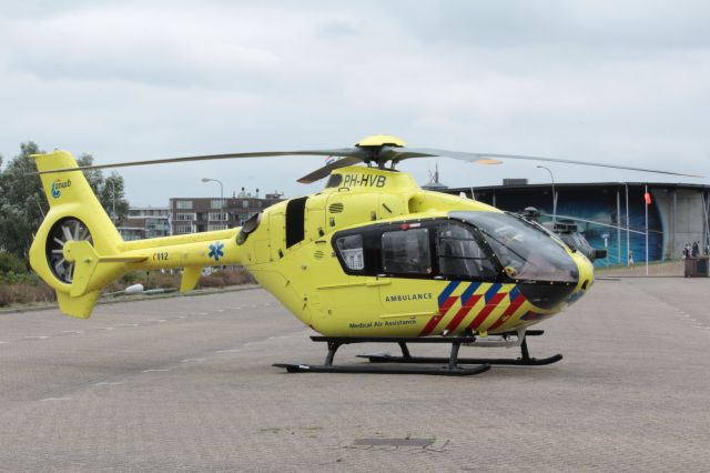 Eurocopter EC-635 (PH-HVB) - PH-HVB at Rescue Vlissingen, The Netherlands, 08-15-2018