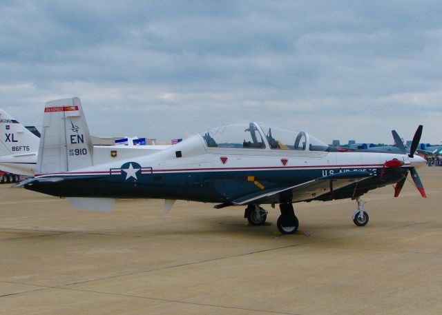 North American T-6 Texan (08-3910) - At Barksdale Air Force Base. 2008 Raytheon T-6A Texan II