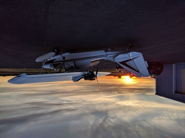 N312AC — - SeaRey and a Washington State sunset. Photo by Jeffrey Fritts