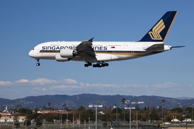 Airbus A380-800 (9V-SKK) - LAX