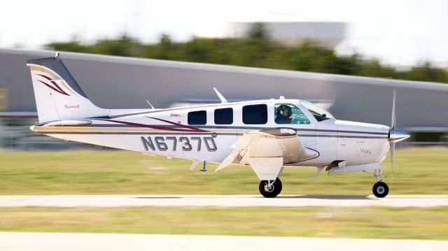 Beechcraft Bonanza (36) (N6737D) - Beech A36 at Dallas Executive Airport, Dallas TX. November 2022