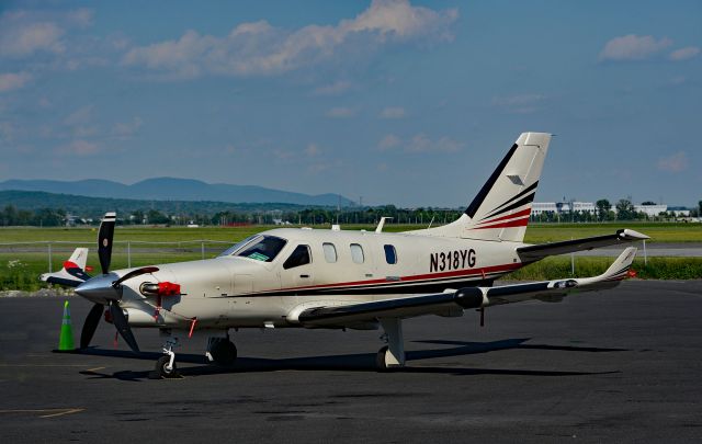 Daher-Socata TBM-900 (N318YG) - Stopping in CYHU 0n 25-06-2022