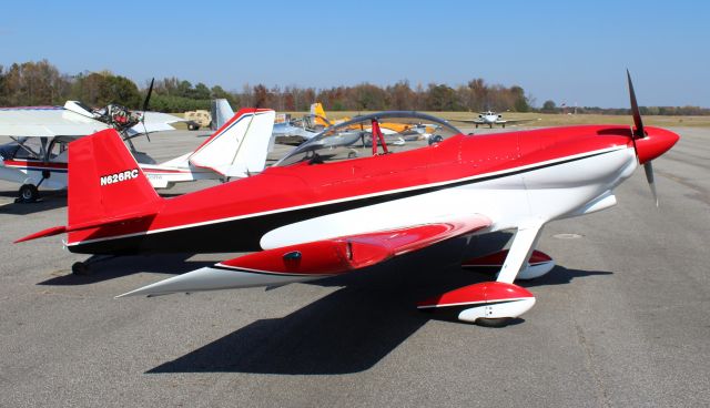 Vans RV-4 (N626RC) - A VAN's RV-4 on the ramp at Folsom Field, Cullman Regional Airport, AL - October 4, 2022.