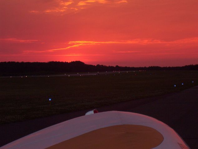 ERCO Ercoupe (N299DW) - Sunset at Millville