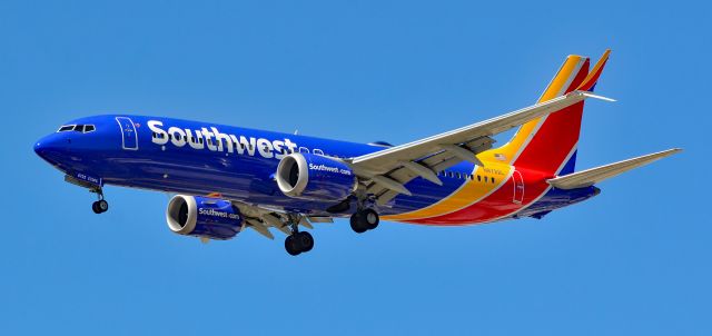 Boeing 737 MAX 8 (N8722L) - N8722L Southwest Airlines Boeing 737-8 MAX s/n 37019 - Las Vegas - McCarran International Airport (LAS / KLAS)br /USA - Nevada June 8, 2021br /Photo: Tomás Del Coro