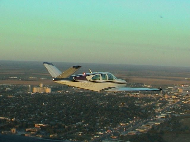 Beechcraft 35 Bonanza (N38BT) - Formation Flight with N9138S