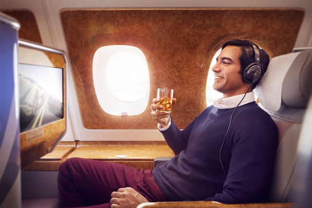 — — - Because a 12-hour flight shouldnt feel like one, sit back and relax in comfortable, spacious seats and unwind with a movie on the widest screens in the sky. Fly Emirates Business and experience a new level of comfort.