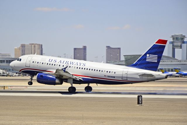 Airbus A319 (N808AW) - US Airways Airbus A319-132 N808AW (cn 1088)  Las Vegas - McCarran International (LAS / KLAS) USA - Nevada, May 24, 2011 Photo: Tomás Del Coro