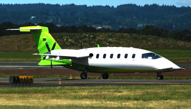 Piaggio P.180 Avanti (N5166P) - Piaggio P.180 Avanti (twin-turboprop).  Hillsboro, Oregon.  7-4-12