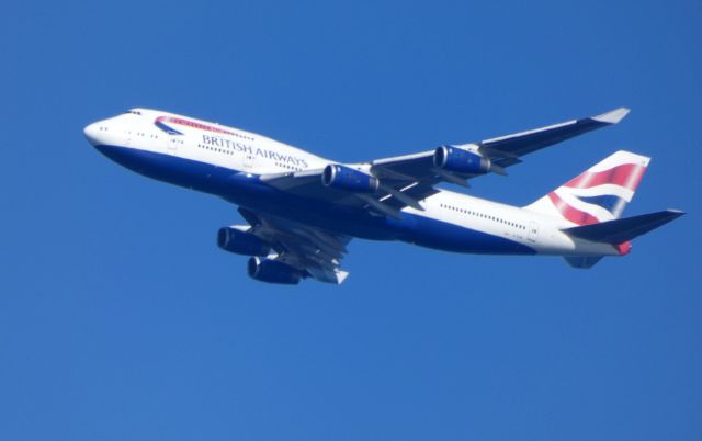 Boeing 747-400 (G-CIVA) - Shown here is a British Airways Boeing 747-400 a few minutes until it lands in the Spring of 2018.