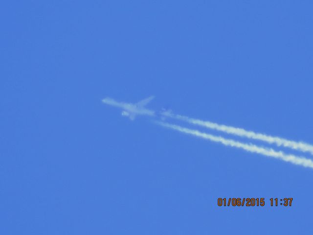 Boeing 757-200 (N951FD) - FedEx flight 685 from BIL to MEM over Southeastern Kansas at 41,000 feet.