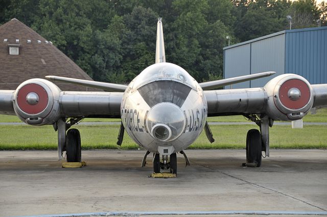 Martin WB-57 (52-1446) - Seen at KMTN on 8/15/2009.  Part of the Glenn L. Martin Museum.