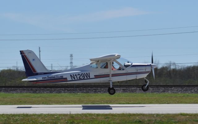 N129W — - Light Sport Tecnam P-92 Echo Super takeoff runway 27 KAXH