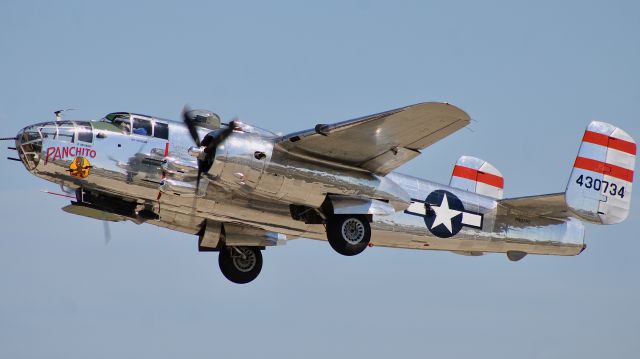 North American TB-25 Mitchell (N9079Z) - “Panchito”. Warbirds portion of the Friday afternoon airshow. br /br /7/28/23