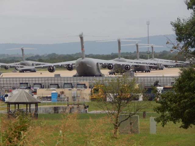 Boeing Globemaster III — - C-17s Sitting On Martinsburg's Ramp In September 2020. 