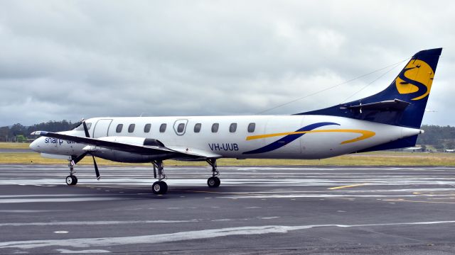 Fairchild Dornier SA-227DC Metro (VH-UUB) - Sharp Airlines Fairchild SA227-DC Metro 23 VH-UUB (cn DC-894B) at Wynyard Airport Tasmania on 26 November 2017.