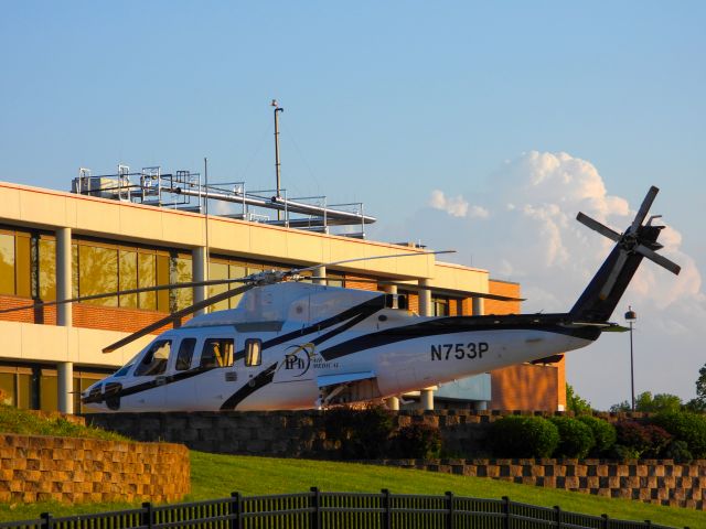 Sikorsky S-76 (N753P) - At Freeman Hospital in Joplin Mo not at the airport. br /06/09/21