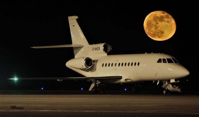 Dassault Falcon 900 (D-AHER) - 08/05/2020 Aeroporto de Santa Maria - Açores