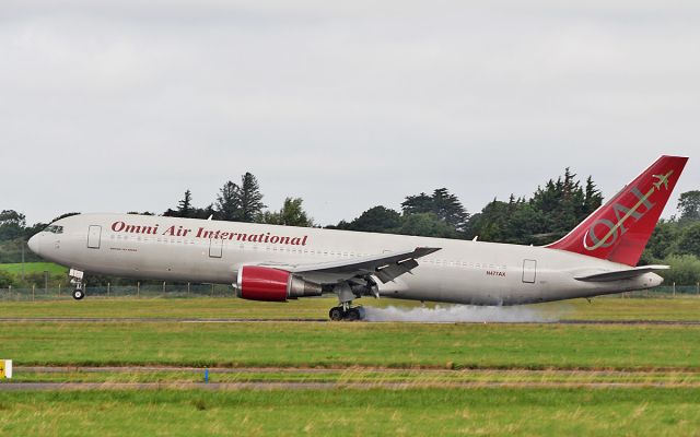 BOEING 767-300 (N477AX) - omni b767-3 n477ax landing at shannonn 14/8/18.