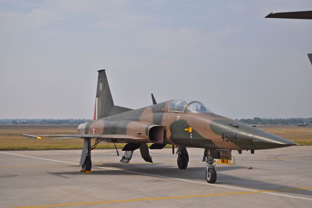 FAM4504 — - F-5E Tiger II 4504 MSN 1004 of Mexican Air Force (FAM) operated by 401 st Fighter Squadron at Santa Lucia AB (04/2019). 