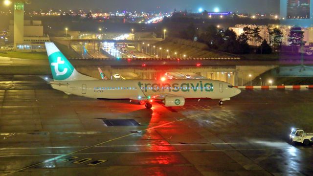 Boeing 737-800 (F-HTVB) - From terrace terminal 4.