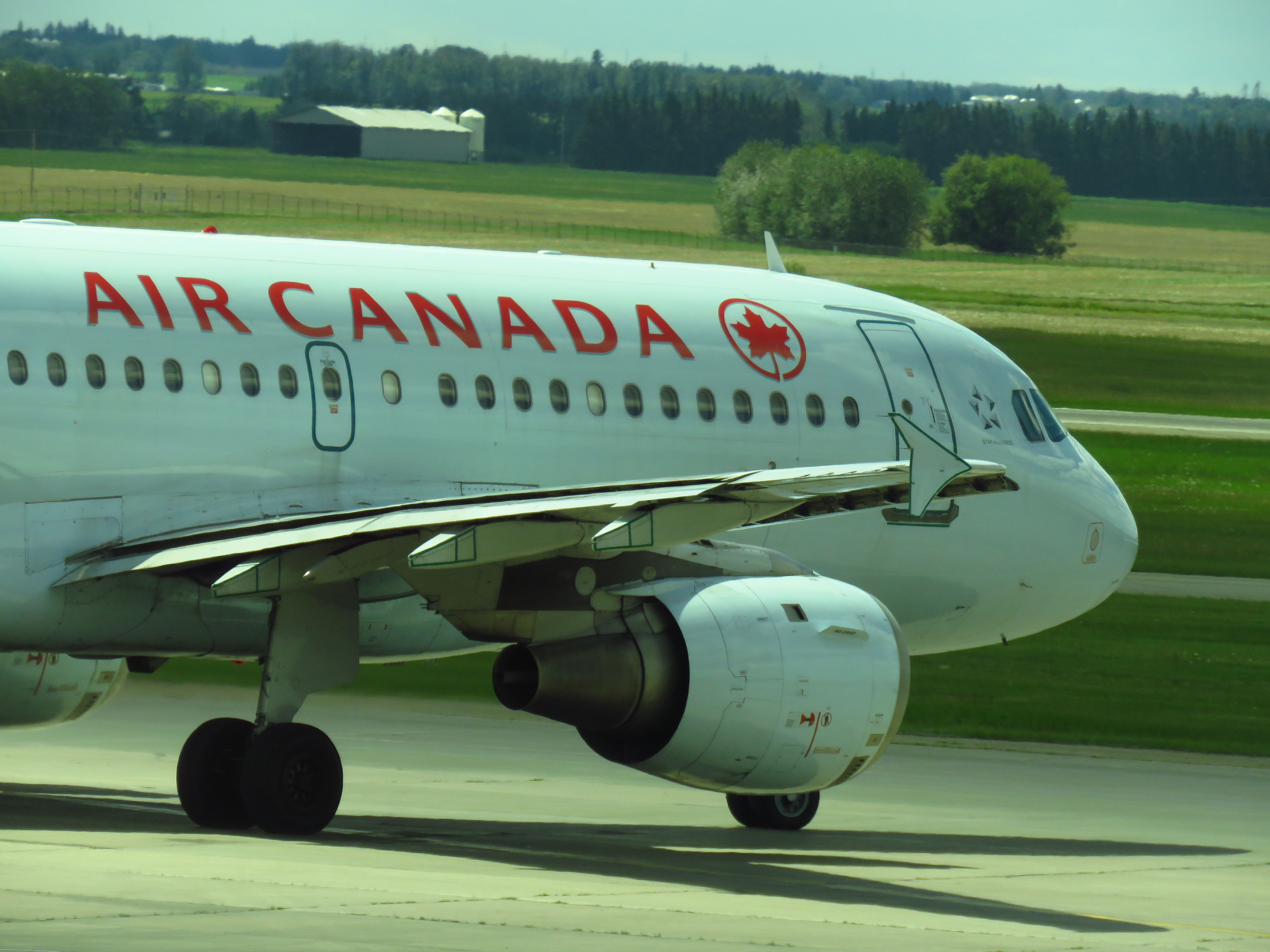 Airbus A319 (C-FYKR) - From the gate area at YEG