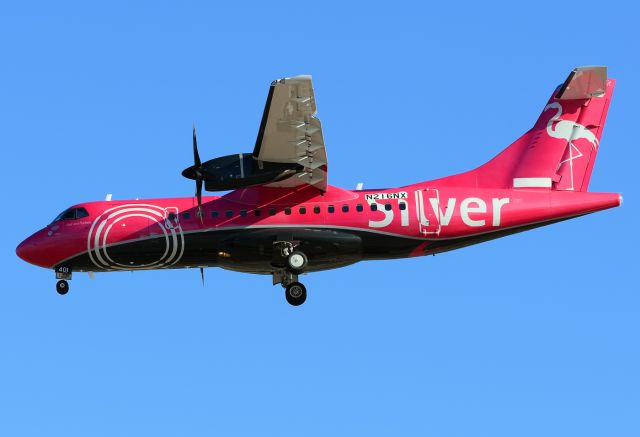 Aerospatiale ATR-42-600 (N216NX) - On delivery flight for Silver Airways. The next registration will be N401SV. 