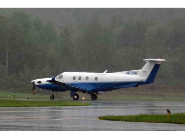 Pilatus PC-12 (N619AF) - IFR take off at LKebanon, NH