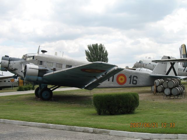 — — - CASA C-352, Museo de Aviacion de Cuatro Vientos, Madrid, Spain