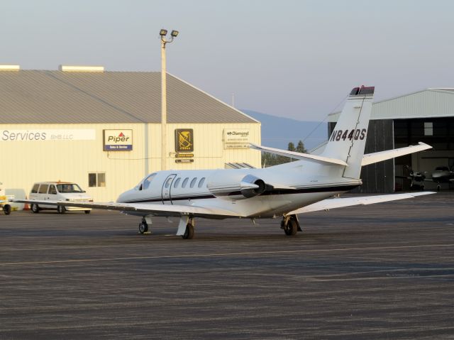 Cessna Citation V (N844QS) - Evening at KBHB.